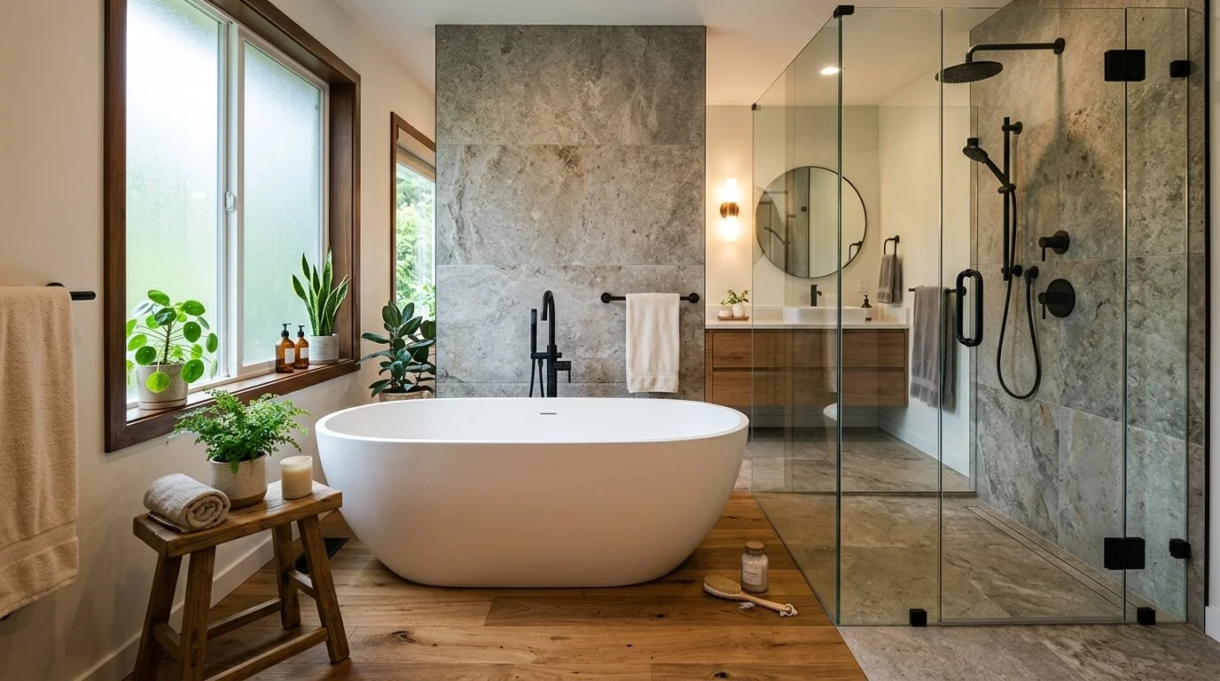 bathroom installation in Blackburn