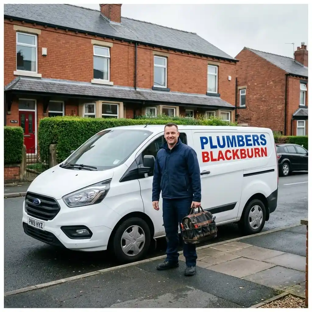 Local plumber in Blackburn repairing sink pipe in a modern home